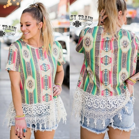 Medium Crazy Train Frisco Top - Picture 2 of 4